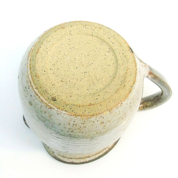 Studio Art Pottery SERVING PITCHER 36oz Speckled 5.5"T Signed Craig T Roberts - Picture 6 of 8